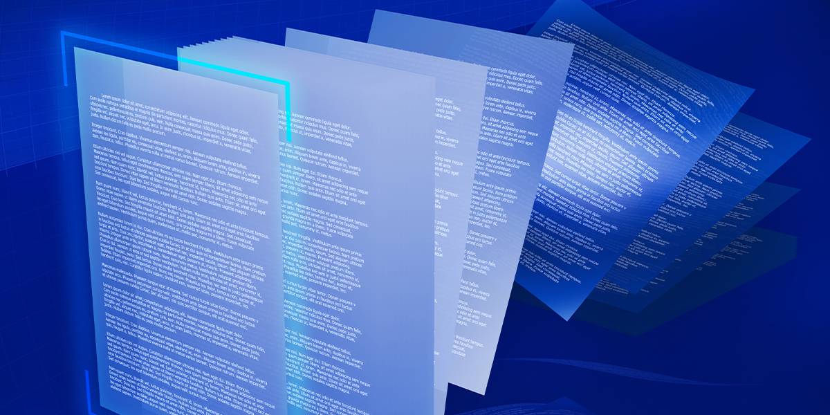 Transformation of paper to a digital ebook concept